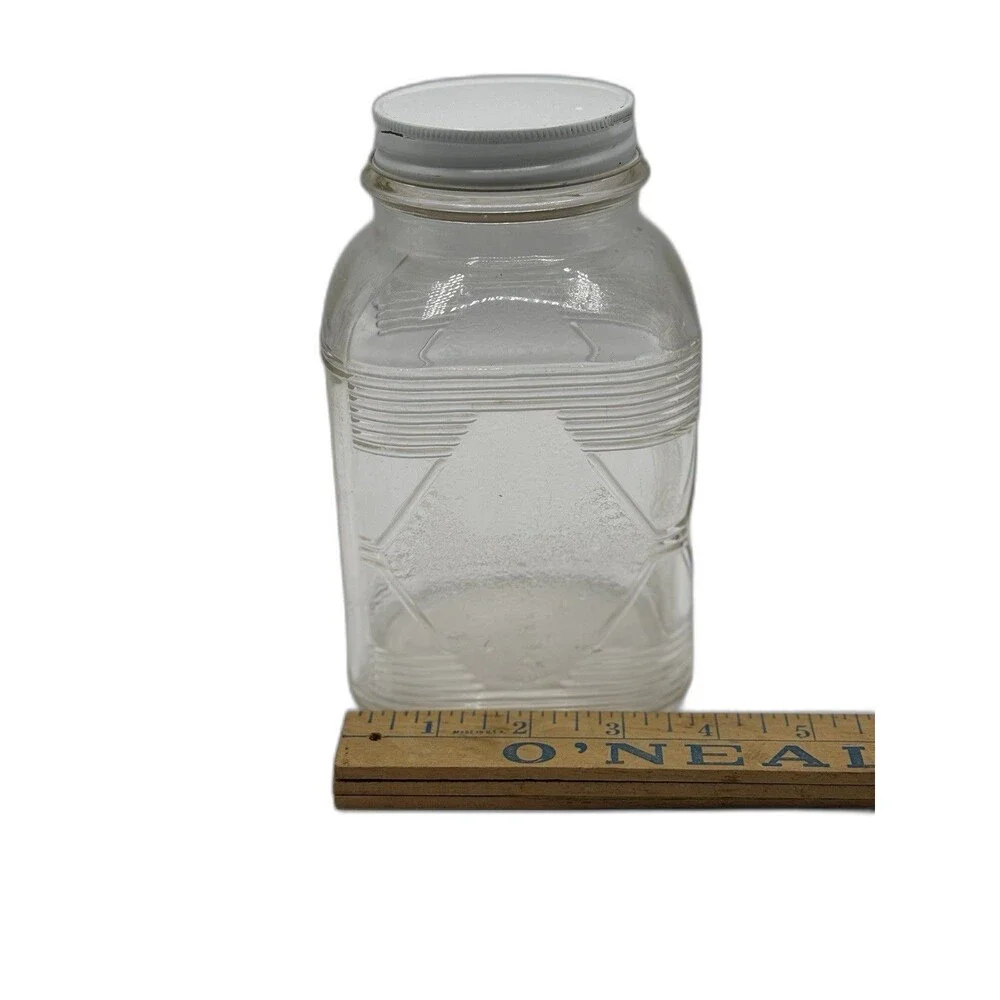 Vintage Hazel Atlas 1930's - 40's Hoosier Style Jar